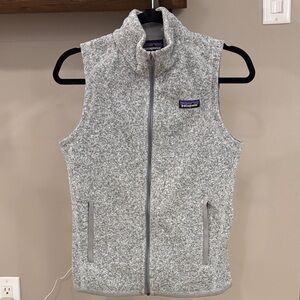 NWOT Patagonia Gray Better Sweater Vest Full Zip Size XS